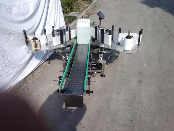 Kiçik penisilin şüşə etiket stikeri üçün xüsusi avtomatik flakon etiketləmə maşını