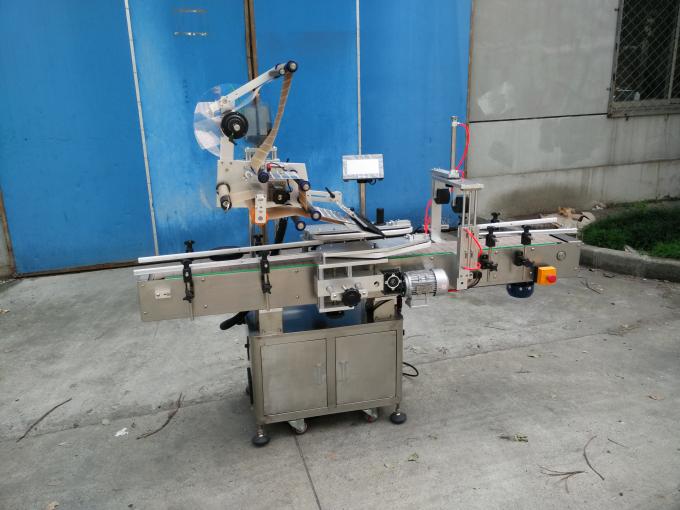 Kiçik penisilin şüşə etiket stikeri üçün xüsusi avtomatik flakon etiketləmə maşını