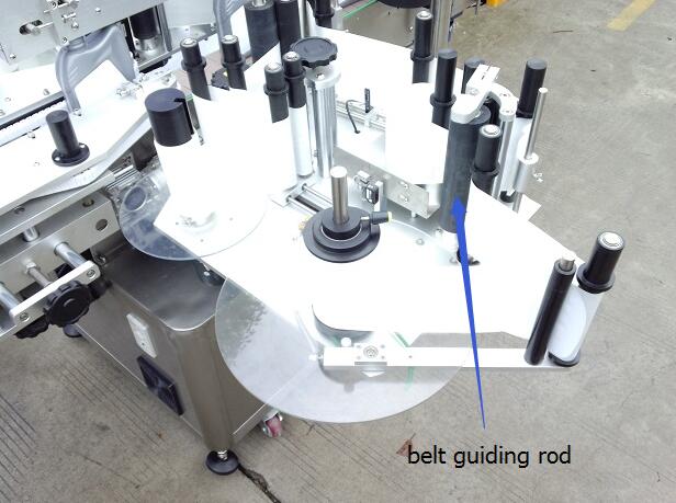 Nişan fırlanan masa ilə sehrli göz avtomatik cüt yan etiket etiketləmə maşını