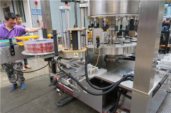 CE Döner Etiket Etiketləmə Maşın Tək Tam Avtomatik Şüşə Qanadlı