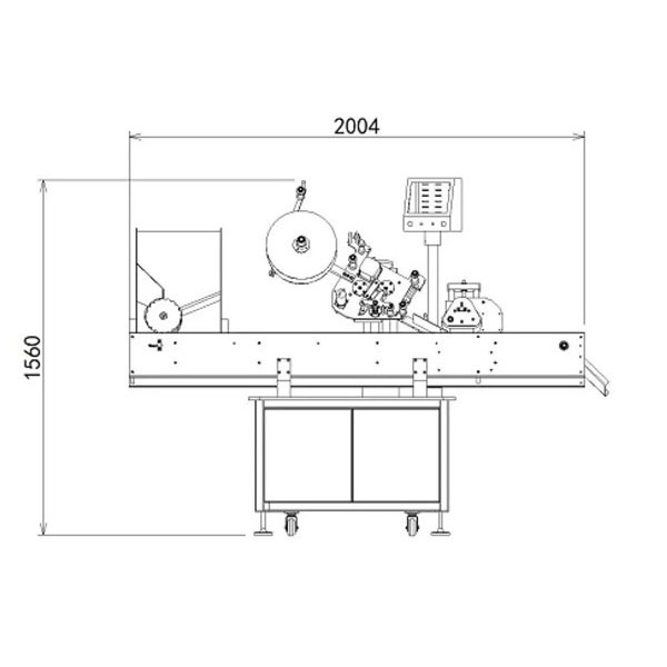 Kiçik butulka üçün yüksək sürətli tam avtomatik flakon etiketləmə maşını